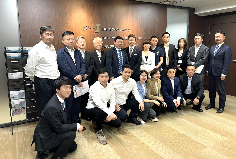 访问：钟渭平率商用车企业访问日本三井住友总部